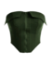 Picture of Textured Zip Front Corset Top