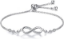 Picture of Infinity Shape Cubic Zirconia Diamond Bracelet