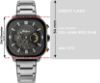 Picture of Titan Octane Aerobatics Chronograph Grey Dial Grey SS Strap Analog Watch - For Men NT1856QM0