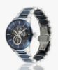 Picture of Titan Automatic Blue Dial Silver & Blue Ceramic Strap Analog Watch - For Men NT90174KD02