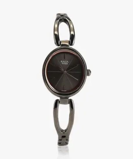 Picture of Titan Raga Viva Anthracite Dial Grey MetalStrap Analog Watch - For Women