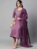 Picture of Women Viscose Rayon Kurti Pant Dupatta Sets