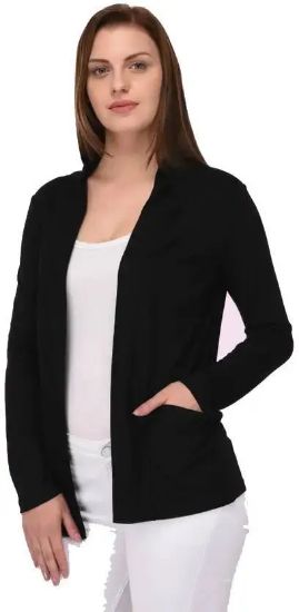 Picture of Women Full Sleeve Black Shrug