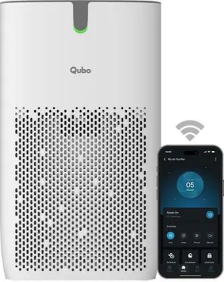 Picture of Qubo Smart Air Purifier Q400 | 400 Sqft | HEPA 13 | App & Voice Control Room Air Purifier  (White)