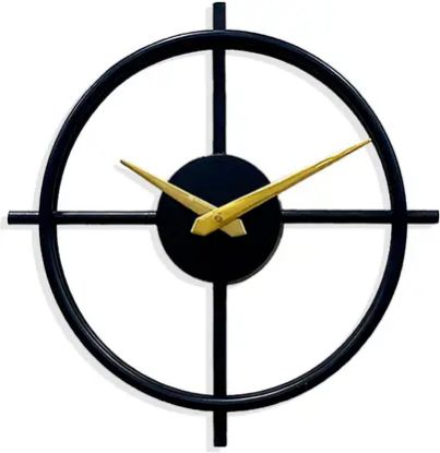 Picture of Analog  Wall Clock  (Black, Without Glass, Standard)