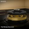 Picture of Dorado Altair 4 Burner Hobtop Glass Automatic Hob  (4 Burners)